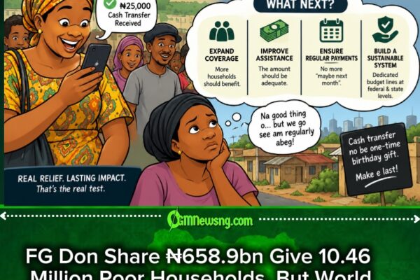 ₦658.9bn Cash Transfer Don Land for 10.46 Million Households, But World Bank Say FG Never Finish Work!