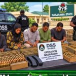 DSS CATCH FIVE SUSPECTED ARMS COURIERS FOR NASARAWA AS 2,241 ROUNDS OF AMMUNITION ENTER SECURITY MATTER
