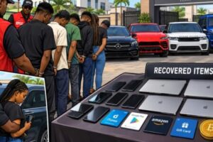 EFCC ARRESTS 21 FOR LEKKI CRYPTO FRAUD ALLEGATIONS, FIVE EXOTIC CARS JOIN THE GBEGE!