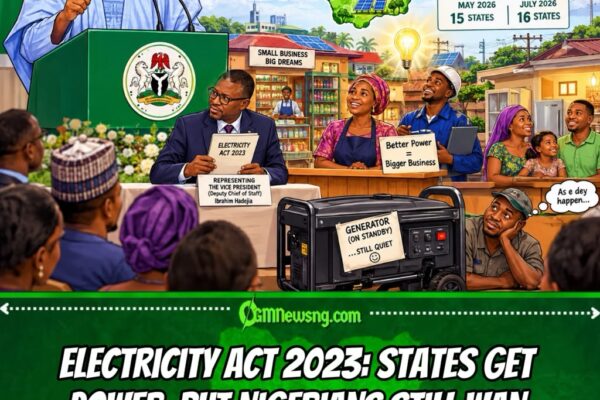 Electricity Act 2023: Shettima Don Challenge Governors to Stop Waiting for Abuja Before Light Go Shine
