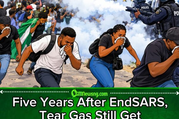 EndSARS Memorial Under Tear Gas: Six Years Later, Lekki Toll Gate Still Dey Reopen Old Wounds