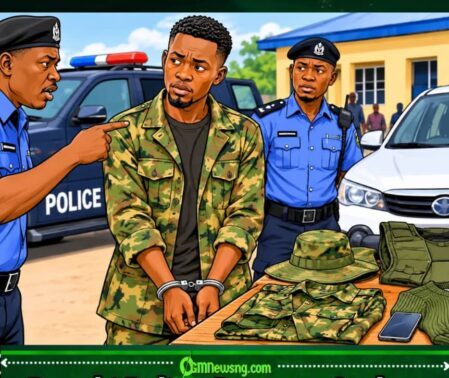 FAKE SOLDIER TURNED JOB SEEKER INTO NIGHTMARE AS POLICE ARREST MAN OVER ALLEGED ATTACK, CAR THEFT