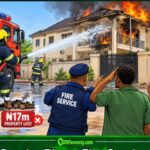 Nigeria Fire Service Operative Faces the Inferno as ₦35m Property Escapes