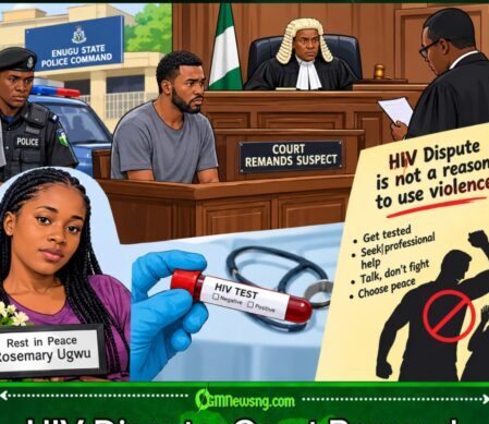 HIV Dispute Turn Deadly Gbege: Court Remand Enugu Man Over Alleged Girlfriend Killing