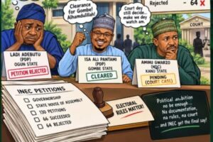 INEC PETITIONS: Adebutu Collects Electoral Knock, Pantami Celebrates, Gwarzo Still Dey Watch Courtroom!