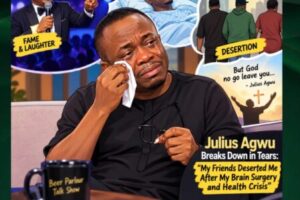 Julius Agwu’s DESERTION Wahala: “My Friends Deserted Me” After Brain Surgery
