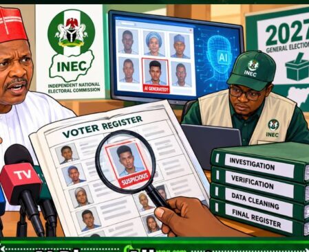 KWANKWASO WARNS INEC AS SUSPECTED AI-GENERATED FACES ENTER VOTER REGISTER — NA DEM PEOPLE WEY NO GET REAL FACE WAN VOTE?