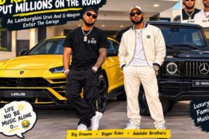Luxury Cars; B-Red And Sina Rambo Put Millions On The Road As Lamborghini Urus And G-Wagon Enter The Garage