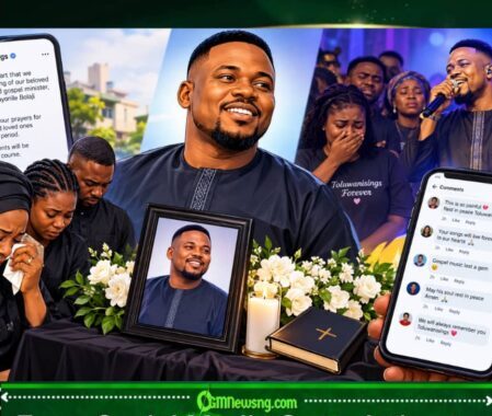 MOURNING IN GOSPEL MUSIC WORLD FOR TEARS AS TOLUWANISINGS FAMILY CONFAM IM DEATH