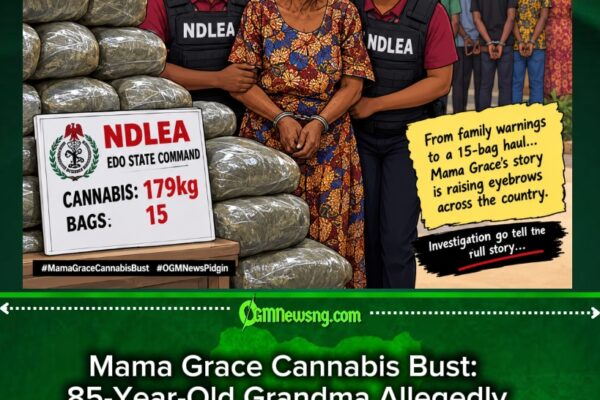 Mama Grace Cannabis Bust: 85-Year-Old Grandma Allegedly Get 179kg of Indian Hemp, NDLEA Say Age No Be Shield