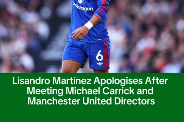 Martínez Releases New Statement Following Manchester United Controversy