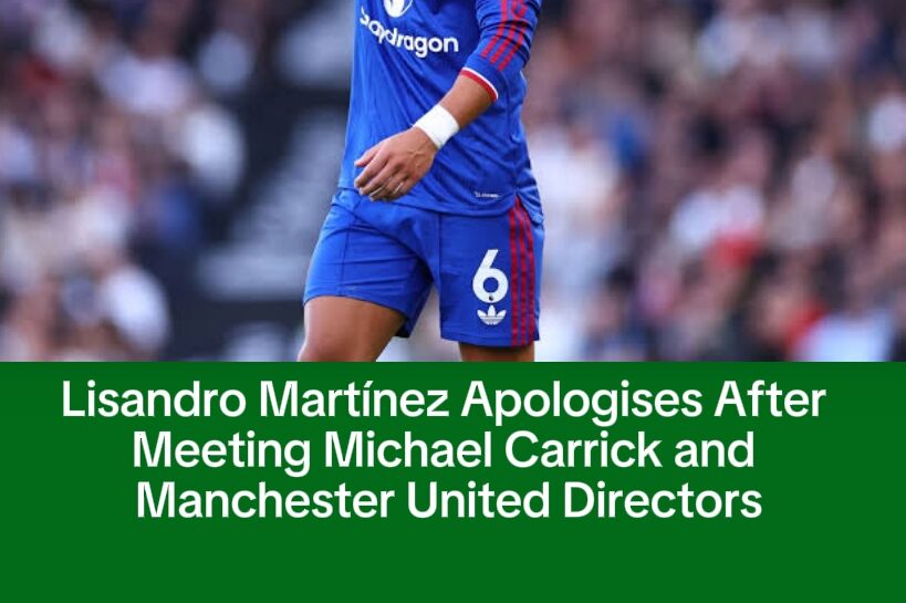 Martínez Releases New Statement Following Manchester United Controversy