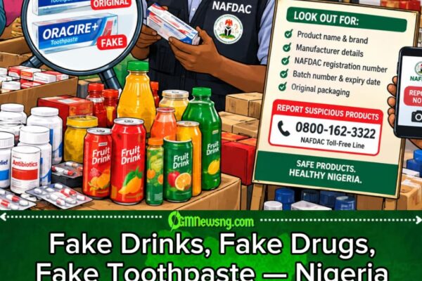 FAKE PRODUCTS DON TURN MARKET TO MINEFIELD — NAFDAC DEY FIGHT, BUT WHO DEY PROTECT THE CONSUMERS?