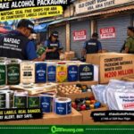 ₦200 MILLION FAKE ALCOHOL PACKAGING! NAFDAC SEAL FIVE SHOPS FOR ABA AS COUNTERFEIT LABELS CAUSE WAHALA
