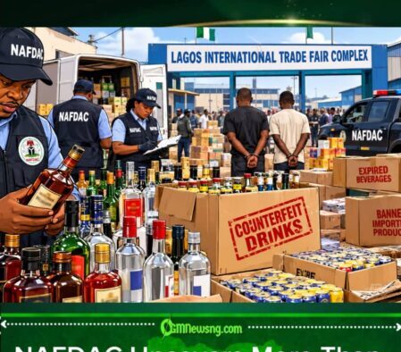 NAFDAC Scatter Fake Drink Business for Lagos Trade Fair, Seize Products Wey Worth Over ₦2 Billion!