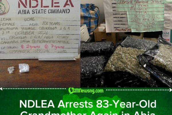 NDLEA’s Drug War Takes a Shocking Turn as 83-Year-Old Convicted Grandmother Is Arrested Again in Nigeria-Wide Crackdown