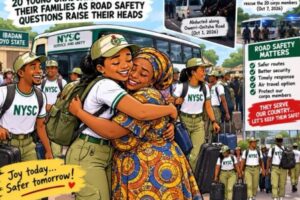 NYSC Corps Members: 20 Young Graduates Return to Their Families as Road Safety Questions Raise Their Heads