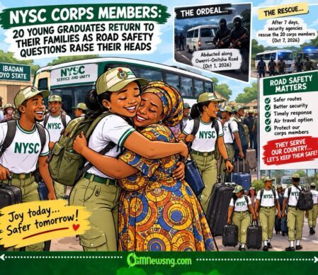 NYSC Corps Members: 20 Young Graduates Return to Their Families as Road Safety Questions Raise Their Heads