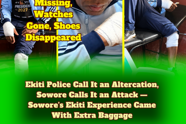 Omoyele Sowore Rejects Ekiti Police’s ‘Altercation’ Explanation: ‘We Were Attacked, Not Kidnapped!’ — Accuses Political Thugs and DSS Operatives of Involvement