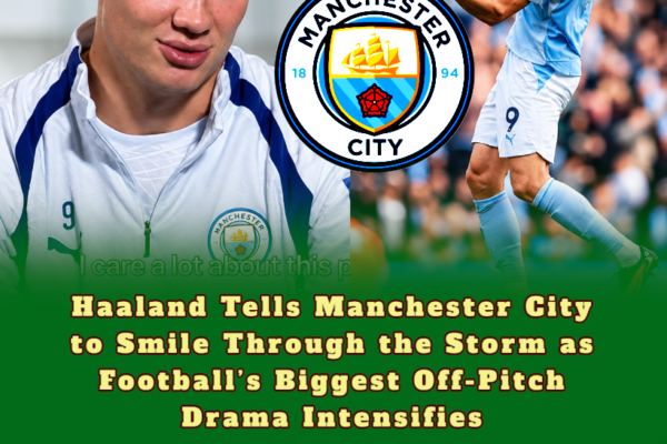 Erling Haaland Tells Manchester City to Smile Through the Storm as Football’s Biggest Off-Pitch Drama Intensifies