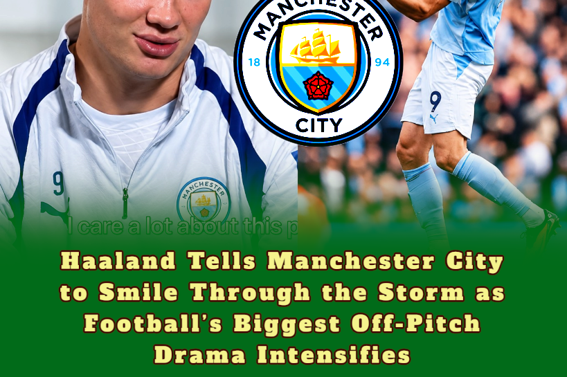 Erling Haaland Tells Manchester City to Smile Through the Storm as Football’s Biggest Off-Pitch Drama Intensifies