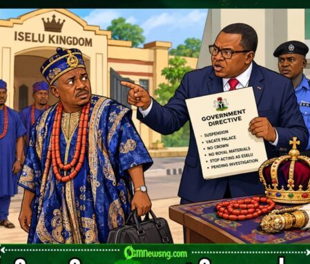 OGUN GOVERNMENT SUSPEND ESELU OF ISELU: ORDER OBA TO COMOT FOR PALACE, PARK CROWN AS POLITICAL WAHALA LAND!