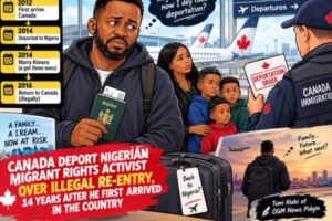 Olukunle Adetunji: Canada Wan Deport Nigerian Activist Wey Return After Dem Send Am Home