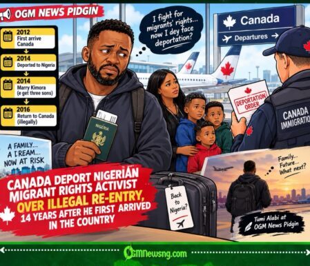 Olukunle Adetunji: Canada Wan Deport Nigerian Activist Wey Return After Dem Send Am Home