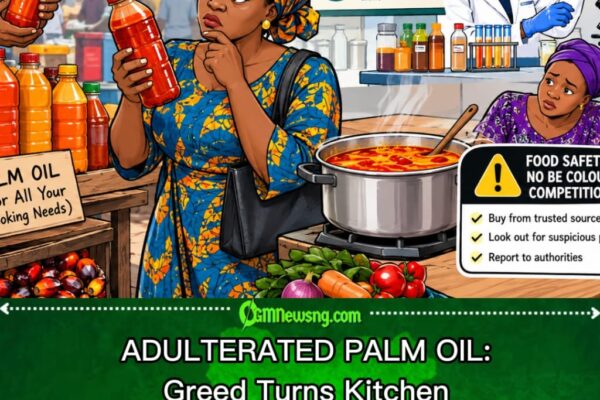 ADULTERATED PALM OIL: Redder Than Wedding Cloth, But Who Know Wetin Dey Inside?