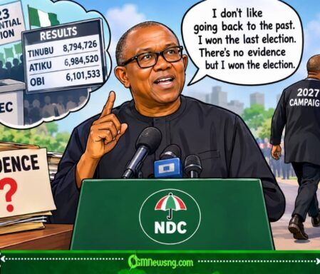 Peter Obi Says He Won 2023 Election, But Evidence Apparently Took a Vacation