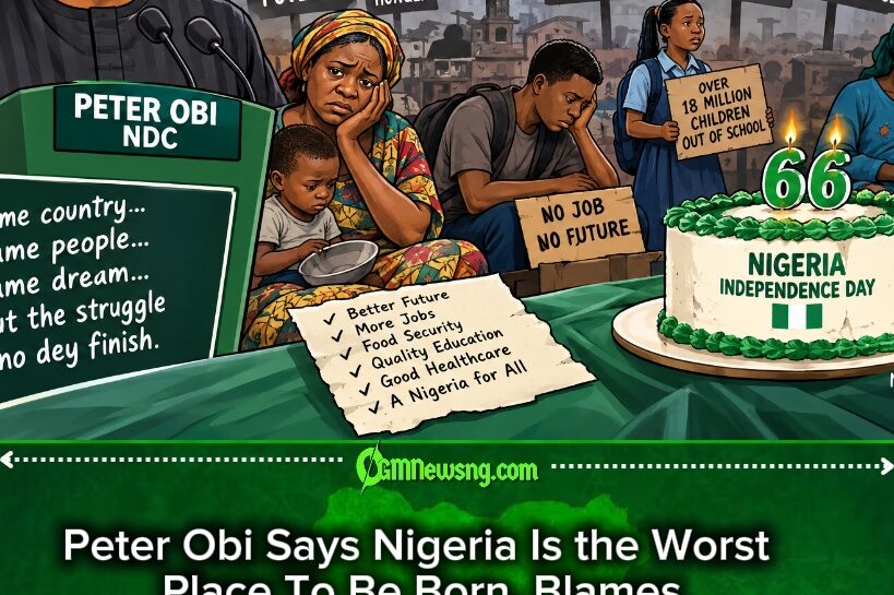 Peter Obi Says Nigeria Na Worst Place To Be Born as Poverty, Hunger and Insecurity Enter Independence Day Conversation