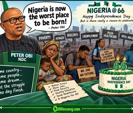 Peter Obi Says Nigeria Na Worst Place To Be Born as Poverty, Hunger and Insecurity Enter Independence Day Conversation