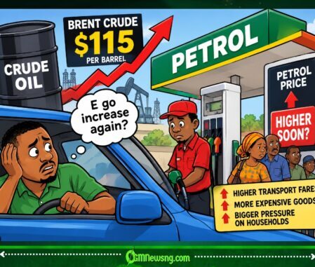 Petrol Price Wahala: Brent Crude Don Hammer $115 Per Barrel, Nigerians Fit Face Another Fuel Shock