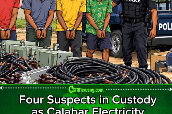 Electricity Theft: Calabar Police Arrest Four Suspects as Alleged Power Equipment Vandalism Raises Concern