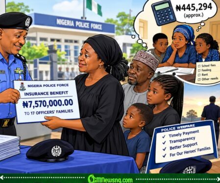 Police Pay ₦7.57m to 17 Officers’ Families: Insurance Relief Arrive, but Welfare Questions Remain