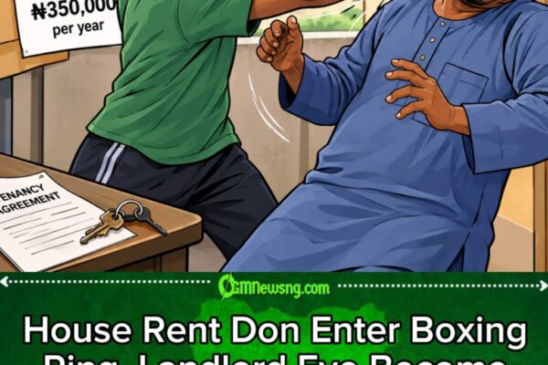 Rent Increase Turn Boxing Match? Tenant Allegedly Punch Landlord Eye Over ₦150,000 Rent Jump