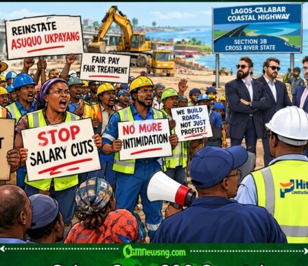 SALARY CUTS DON TURN COASTAL HIGHWAY TO PROTEST GROUND AS 600 WORKERS DEMAND MANAGERS’ REMOVAL!