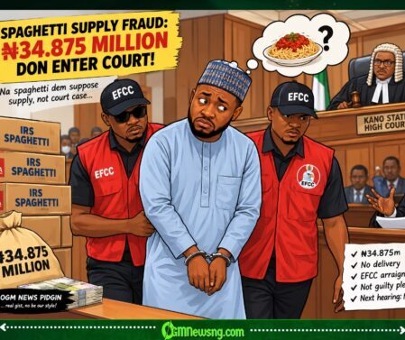 SPAGHETTI SUPPLY FRAUD: ₦34.875 MILLION DON ENTER COURT AS EFCC ASK WHERE THE PASTA DEY!