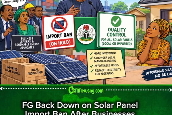 Solar Panel Import Ban: FG Change Mind as Nigerians Still Dey Find Light