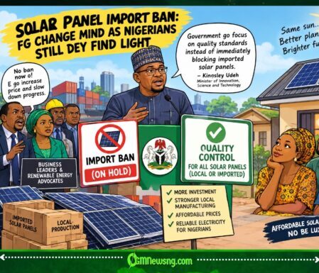 Solar Panel Import Ban: FG Change Mind as Nigerians Still Dey Find Light
