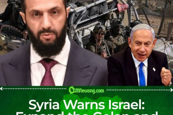 Syria Warns Israel: Any Attempt to Expand Golan Occupation Could Push Region Toward Major War