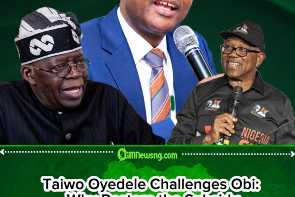 Taiwo Oyedele Says Tinubu Has Eliminated Subsidy Corruption as Peter Obi Proposes a Return