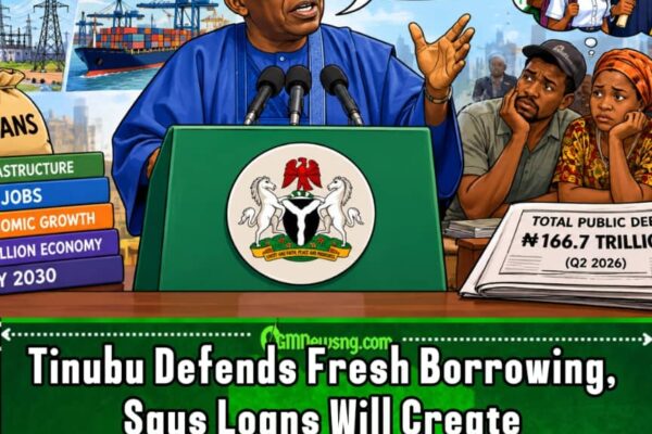 TINUBU DEFENDS FRESH BORROWING, SAYS FUTURE GENERATIONS WILL BENEFIT AS NIGERIANS WAIT TO SEE WHAT THE LOANS WILL BUILD