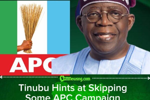 Tinubu Hints at Skipping APC Campaign Rallies in Some States, Says Governance and Bills Cannot Wait