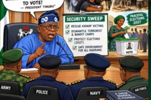 Security Sweep: Tinubu Don Give Security Chiefs Order Wey Bandits No Fit Ignore