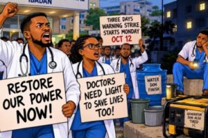 UCH Blackout: Dokita Don Tire for Darkness, Three-Day Warning Strike Don Start