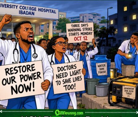 UCH Blackout: Dokita Don Tire for Darkness, Three-Day Warning Strike Don Start