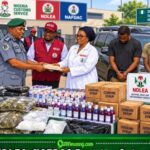 ₦511.4 MILLION DRUGS DON LAND FOR GOVERNMENT TABLE AS CUSTOMS HANDS OVER SUSPECTS TO NDLEA, NAFDAC